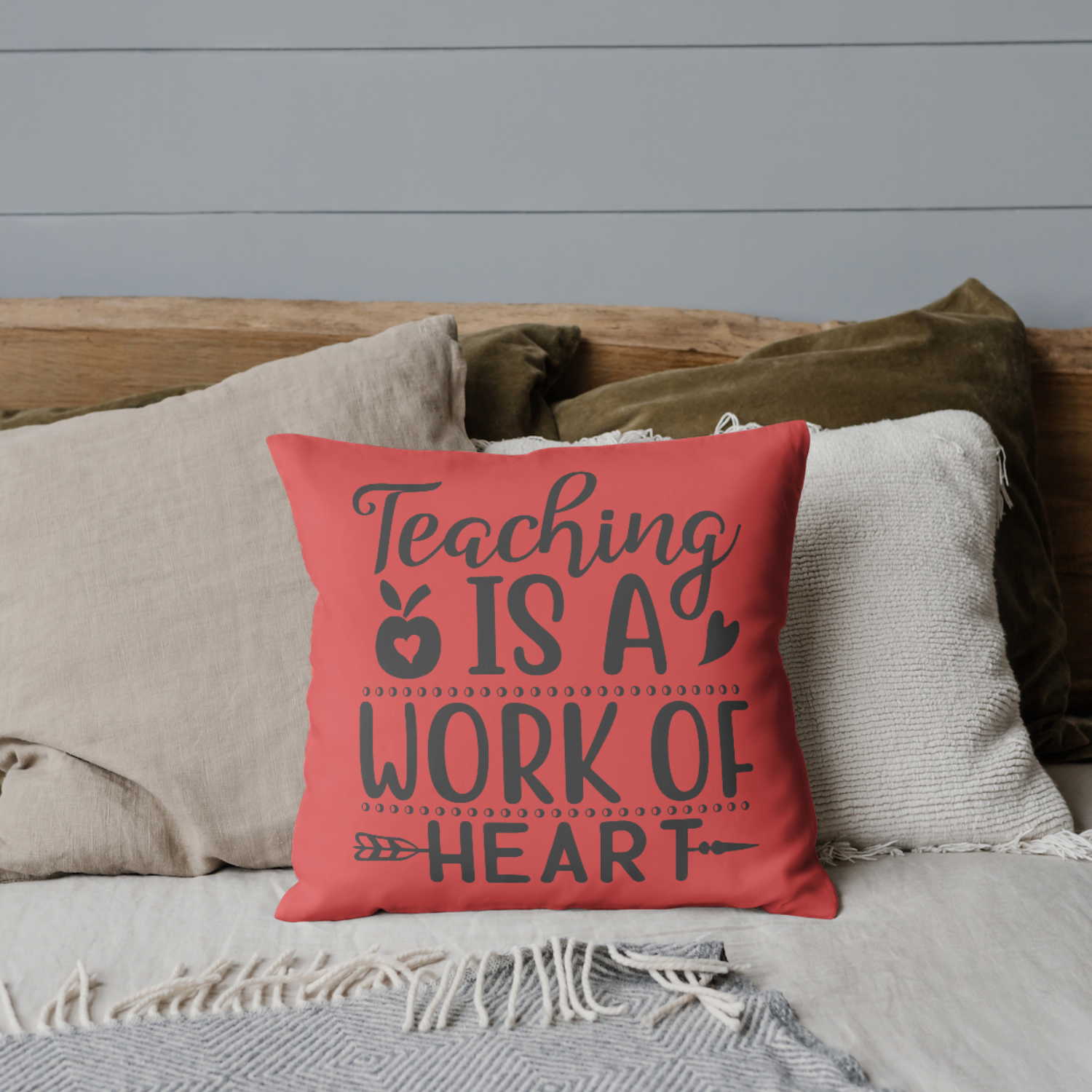 Teaching is a work of heart SVG | Digital Download | Cut File | SVG - Only The Sweet Stuff