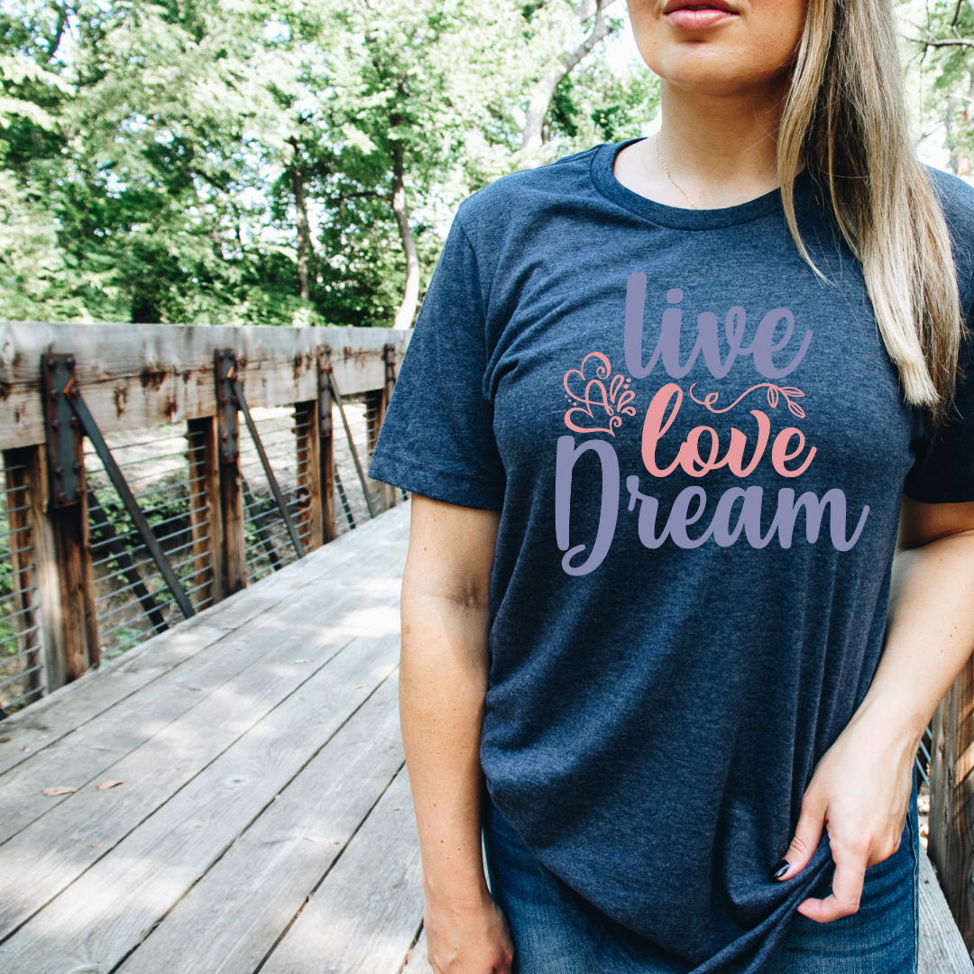 Live love dream | Digital Download | Cut File | SVG - Only The Sweet Stuff