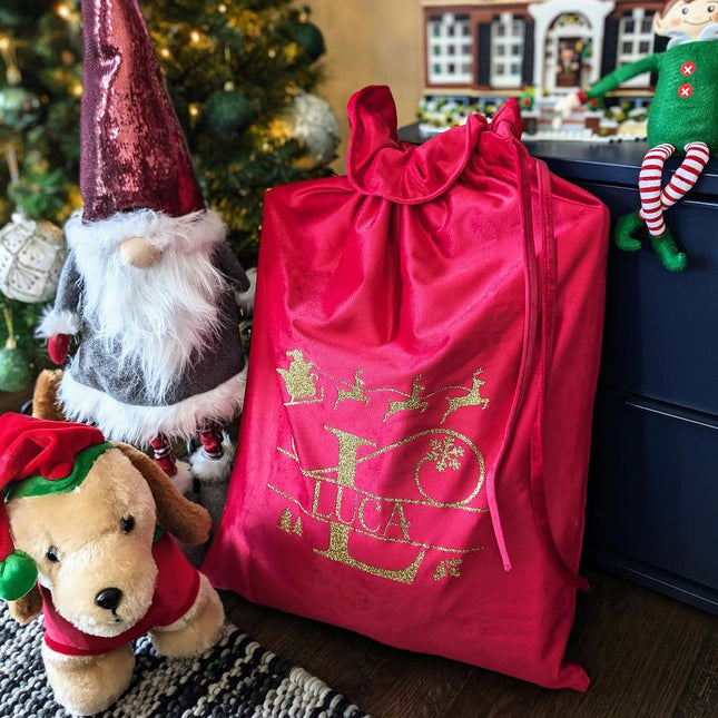 Velvet Santa Sack