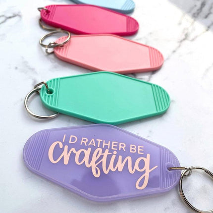 5 x Assorted Monogramable Retro Keychains RRP $22.50 - Only The Sweet Stuff